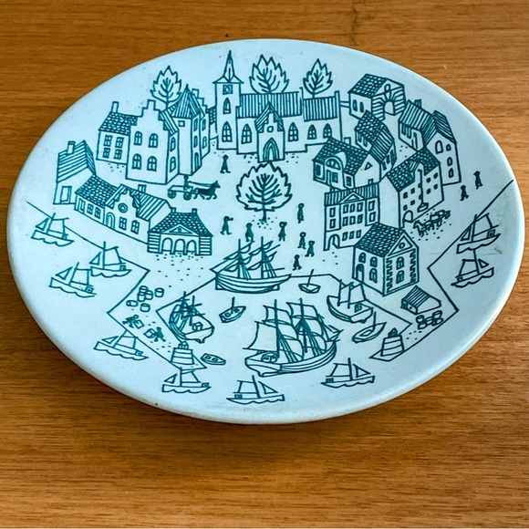 Vintage Bjorn Wiinblad ceramic limited edition plate and cup - Picture 2 of 6